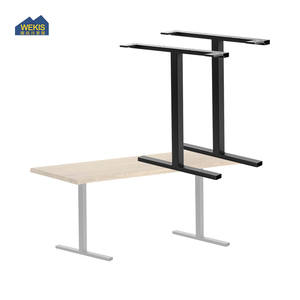 Wekis הסיטונאי ברזל יצוק רגליים שולחן מסגרת פלדה בסיס שולחן עבור שולחן אוכל למטבח & שימוש חיצוני - Product Image 1