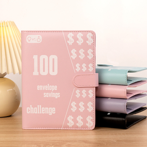 Carnet de notes avec couverture en cuir pour 100 jours, planificateur personnel d'épargne pour le suivi quotidien du budget et des objectifs d'épargne - Product Image 6