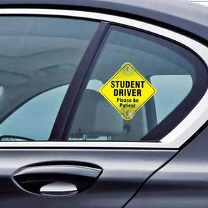 ชุดสติกเกอร์ติดรถยนต์สำหรับผู้ขับขี่3คน,<span class=keywords><strong>ป้าย</strong></span>เตือนความปลอดภัยสำหรับผู้ป่วยป้ายรถยนต์พร้อมถ้วย<span class=keywords><strong>ดู</strong></span>ด - Product Image 5