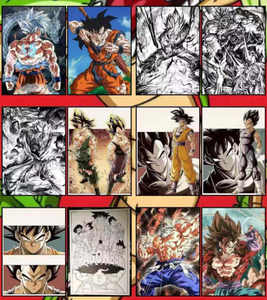 Caja Sorpresa de Imanes Coleccionables Dragon Ball de BUOU Studio, Super Saiyan <span class=keywords><strong>DBZ</strong></span>, Imanes para Refrigerador, Juego de Cartas Coleccionables - Product Image 2