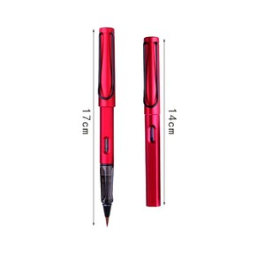 Pluma de caligrafía de cepillo suave de pelo de nailon, pluma estilográfica de dibujo y pintura de escritura regular con mango de plástico - Product Image 2