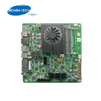 Carte mère personnalisée Mini Itx Nas avec Cpu Celeron N5095A 4K Display Dual Lan 2.5G 6USB DDR4 ATX