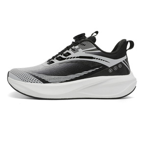 Chaussures de sport unisexes faites à la main pour hommes, haut de gamme, pour la course, la marche, le tennis, la salle de sport, chaussures intelligentes à lacets - Product Image 3
