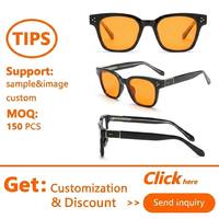 Gafas Sunray OEM personalizadas con montura cuadrada completa de TR90, bisagras metálicas doradas y patillas de malla, con protección de pantalla y bloqueo de luz azul.