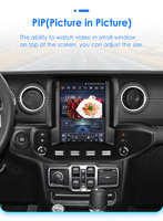 CARUPEZ Radio de Auto Android IPS de 9.7 Pulgadas para Jeep Wrangler JL/Gladiator 2018-2023, GPS, DSP, 1 Año de Garantía, Cámara de Reversa Vertical