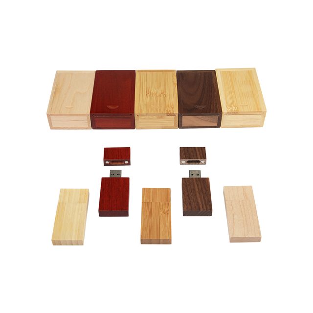 Eco-Friendly Usb Flash Memory Stick  Custom Logo Bulk Wood Usb Pen Drive