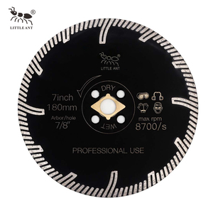 LITTLE ANT - Hoja de sierra industrial turbo continua de nitruro OEM de 150 mm (6 pulgadas) para granito, pizarra y arenisca - Product Image 4