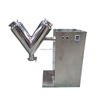 Mélangeur en V en acier inoxydable DZJX avec moteur pour poudre de cacao, protéines et traitement des plastiques, capacités de 2L à 1000L