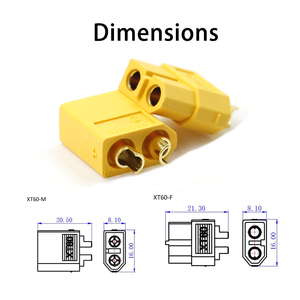 Nouveaux connecteurs XT60 de haute qualité XT60-M XT60-F, bornes plaquées or, connecteurs mâles et femelles - Product Image 3