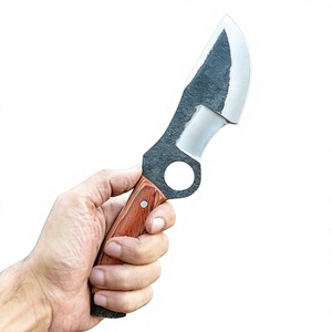 Cuchillo de Acero al Carbono Hecho a Mano, Grado Industrial, con Hoja Serrada, Mango de Madera Pakka, para Uso en Exteriores, EDC, de Lujo, con Punta Fija, OEM/OBM - Product Image 2