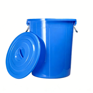 ถังพลาสติก HDPE สำหรับเก็บอาหาร มีฝาปิด ขนาดใหญ่ 50 ลิตร สำหรับใช้ในครัวเรือน ถังพลาสติกสำหรับหมัก - Product Image 1