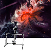Nuevo diseño de impresión rápida de alta resolución para pintura de pared y diseño personalizado Impresora de pared 3D Impresora de pared vertical de inyección de tinta UV