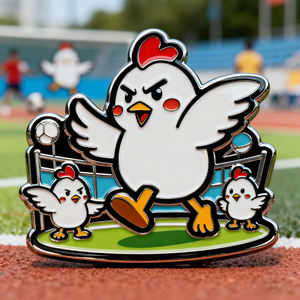 Factory Manufacturer Customized Pins <b>Silver</b> Plated Fashion 3D Color Spray Cartoon Zinc Alloy Metal Custom Lapel Pin - Product Image 6