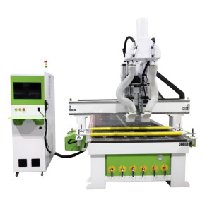 Китайский завод высокое качество 1325 ЧПУ двойной процесс гравировки давления валик деревянная мебель белый зеленый Syntec мотор - Product Image 1