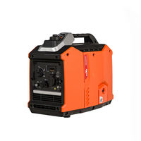 Générateur Inverter Portable à Essence 4 Temps, Refroidi par Air, Silencieux, 220V AC, 1800-2000 Watts, pour Camping et Extérieur, Marque BISON (CHINE)