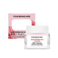 Label privé lavage naturel gratuit lueur pastèque niacinamide masque de sommeil soins de la peau éclaircissant masque facial hydratant