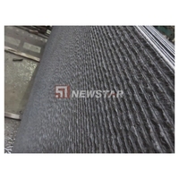 Natürliche Granit Wandfliesen Flöte Design Villa außerhalb Deko Surround Stone Black Granite Wasserfall geriffelte Fliese