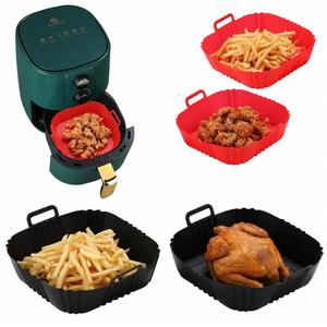 Reusable <b>Silicone</b> Air Fryer Liners Non-Stick <b>Baking</b> Tray Mat for Air Fryer Basket - Product Image 4