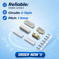 Connecteur Molex Pico Spox MX1.5mm Alternatif 87437, Remplacement de la Connecteur 87438-0443 Équivalent au Contact Microblade à Sertir en Croix