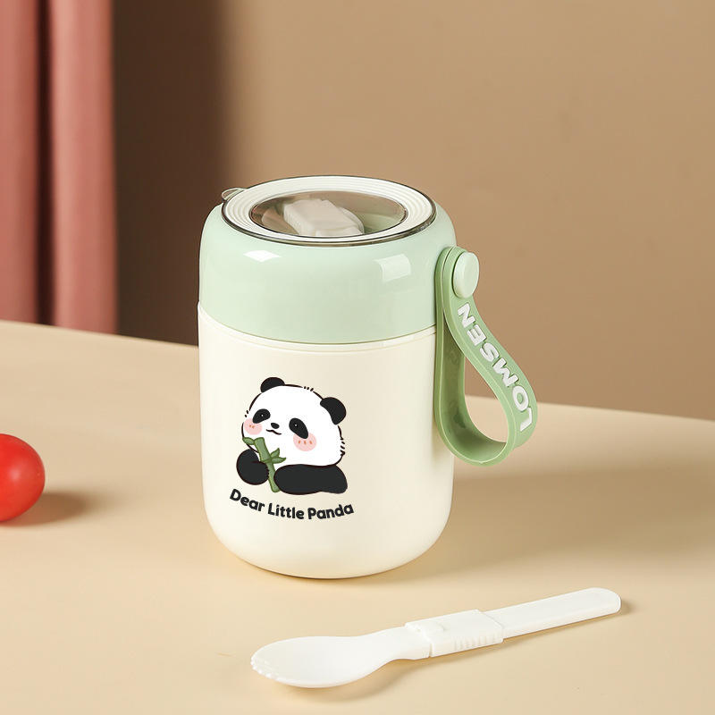 Autocollant panda vert [isolation en mousse]