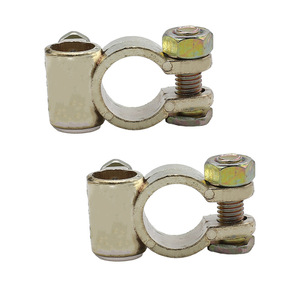 Aluminum Alloy Battery <b>Terminal</b> Clamps 2 Pack Screw Type For 12V Car Battery Connectors - Product Image 3