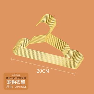Perchas Metálicas con Patrón Sólido para Ropa de Perros, para una Organización Práctica, Perchas Antideslizantes para Perros Pequeños, Ahorran Espacio - Product Image 4