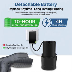 เครื่องพิมพ์เครื่องเข้ารหัสอิงค์เจ็ทแบบมือถือตัวละครตัวใหญ่กล่องและตัวเข้ารหัสการ์ดสำหรับหนังโลหะสำหรับการใช้งานแบบมือถือ - Product Image 5