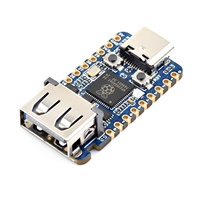 Placa de Desarrollo Mini USB Waveshare RP2350-USB-A Basada en el Microcontrolador Raspberry Pi de Doble Núcleo y Doble Arquitectura RP2350