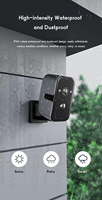 Caméras solaires intelligentes WiFi 4G OiKay pour usage domestique, alarme, caméra IP HD étanche pour la sécurité à domicile, extérieur, avec vision nocturne