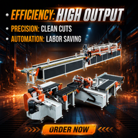 Machine à jointurer les doigts de meubles automatique robuste pour le travail du bois industriel, pour portes en bois et aluminium