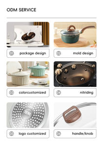 Marmite à <span class=keywords><strong>fondue</strong></span> en acier inoxydable 304 grande capacité, design rustique, ustensile de cuisine, pour <span class=keywords><strong>fondue</strong></span> chinoise (shabu-shabu), cuisinière à <span class=keywords><strong>induction</strong></span>, soupe et légumes - Product Image 4