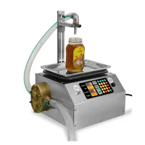 Automatic Honey Sesame Paste Edible Oil Glue Viscous Liquid Filling Machine Electric 110V 220V Quantitative Liquid Dispenser