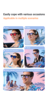 Nouvelles Lunettes Intelligentes Haut de Gamme à Contrôle Tactile, Verres à Changement de Couleur, Traduction IA Gratuite, Appels et Musique, Lunettes de Soleil