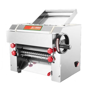 Máquina eléctrica para hacer Pasta, máquina de fideos con motor de acero inoxidable, <span class=keywords><strong>prensa</strong></span> de masa automática para espagueti italiano - Product Image 1