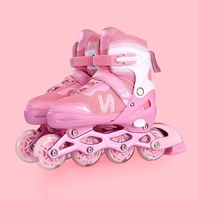Patins à roulettes réglables Patins à roulettes Chaussures de patinage à roulettes pour enfants fille garçon vente en gros