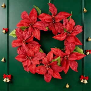 Une <span class=keywords><strong>couronne</strong></span> écologique faite <span class=keywords><strong>de</strong></span> matériaux naturels peut être utilisée pour les fêtes, les festivals et les décorations <span class=keywords><strong>de</strong></span> Noël. - Product Image 5