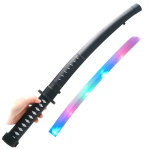 Günstige LED Katana Toy 5 Lichter Lichtschwert mit Sounds Japan Light Up Schwert