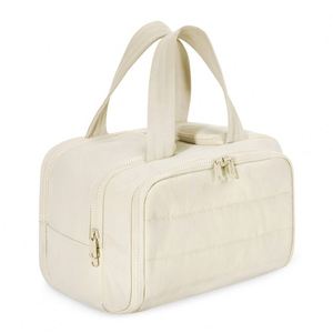 Sac de Voyage Matelassé Imperméable de Luxe Grande Capacité pour Femmes, Trousse de Maquillage et Organisateur de Cosmétiques avec Fermeture Éclair – Vente en Gros - Product Image 5