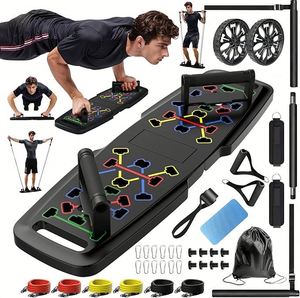 Tabla de Flexiones, Gimnasio en Casa, Equipo de Ejercicio Portátil, Barra de Pilates con Logotipo Personalizado - Product Image 1