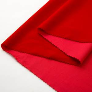 Tela de flocado transpirable de alta calidad, tejido de punto liso teñido, gamuza de trama de peso medio, venta al por mayor a buen precio - Product Image 3