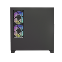 Boîtier de jeu pour PC de taille moyenne avec deux panneaux en verre trempé, vue sur la mer, micro-ATX, boîtier de jeu pour ordinateur de jeu MATX