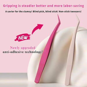 <span class=keywords><strong>Pinzas</strong></span> Aplicadoras <span class=keywords><strong>de</strong></span> Pestañas <span class=keywords><strong>Profesionales</strong></span> <span class=keywords><strong>de</strong></span> Alta Calidad para Principiantes, Venta al por Mayor, Disponibles en Varios Colores, Sin Pegamento - Product Image 5