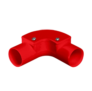 Accessoires coudés d'inspection en PVC rouge pour conduites rigides, norme BS EN 61386 22 2004 A11 2010, de 20 mm à 32 mm - Product Image 1