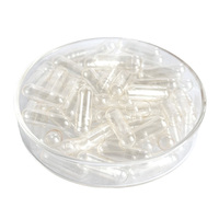 Capsules végétariennes vides transparentes en HPMC, capsules végétales dures transparentes