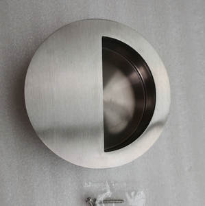 家具用キャビネット金具 ハンドル金具 ステンレス製 隠しキッチンキャビネット 引き出し ドアハンドル 指掛けハンドル - Product Image 4