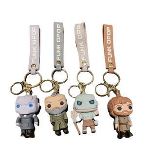 Llavero con Figura <span class=keywords><strong>de</strong></span> Personaje <span class=keywords><strong>de</strong></span> <span class=keywords><strong>Juego</strong></span> <span class=keywords><strong>de</strong></span> <span class=keywords><strong>Tronos</strong></span> Estilo Coreano, Colgante 3D <span class=keywords><strong>de</strong></span> Silicona, Adorno para Coche o Bolso, Pequeño Regalo para Parejas - Product Image 5