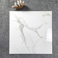Carreaux de Sol en Porcelaine Céramique 600x600 Effet Marbre Blanc, Pisos Porcelanato 60x60