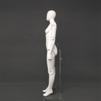 FM01WEG Mannequin de femme à articulation mobile réglable pour corps entier avec articulations pliables