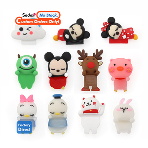 Figurines d'action 3D en PVC personnalisées, jouets, breloques pour téléphone portable, poupées couchées en PVC, décoration, petites figurines en silicone, vente en gros - Product Image 2