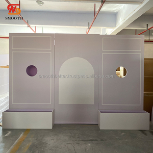 جدار شمبانيا أكريليك جديد لعام 2025 من SMOOTH مع مخطط جلوس مخصص لحفلات الزفاف - Product Image 2